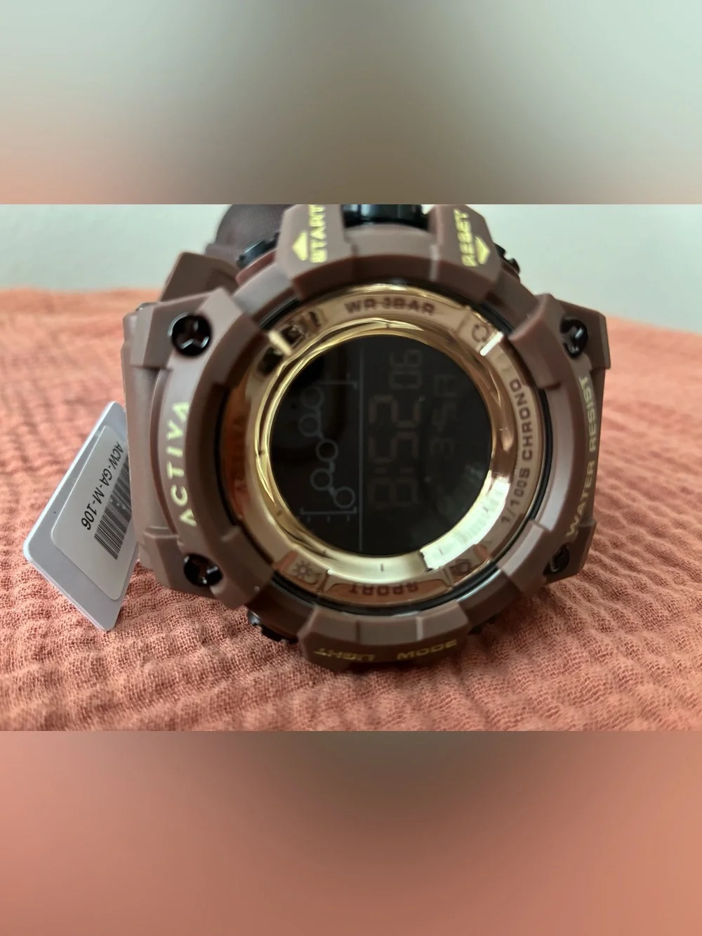 Invicta Digital Sport Watch - Brown and Gold Accents